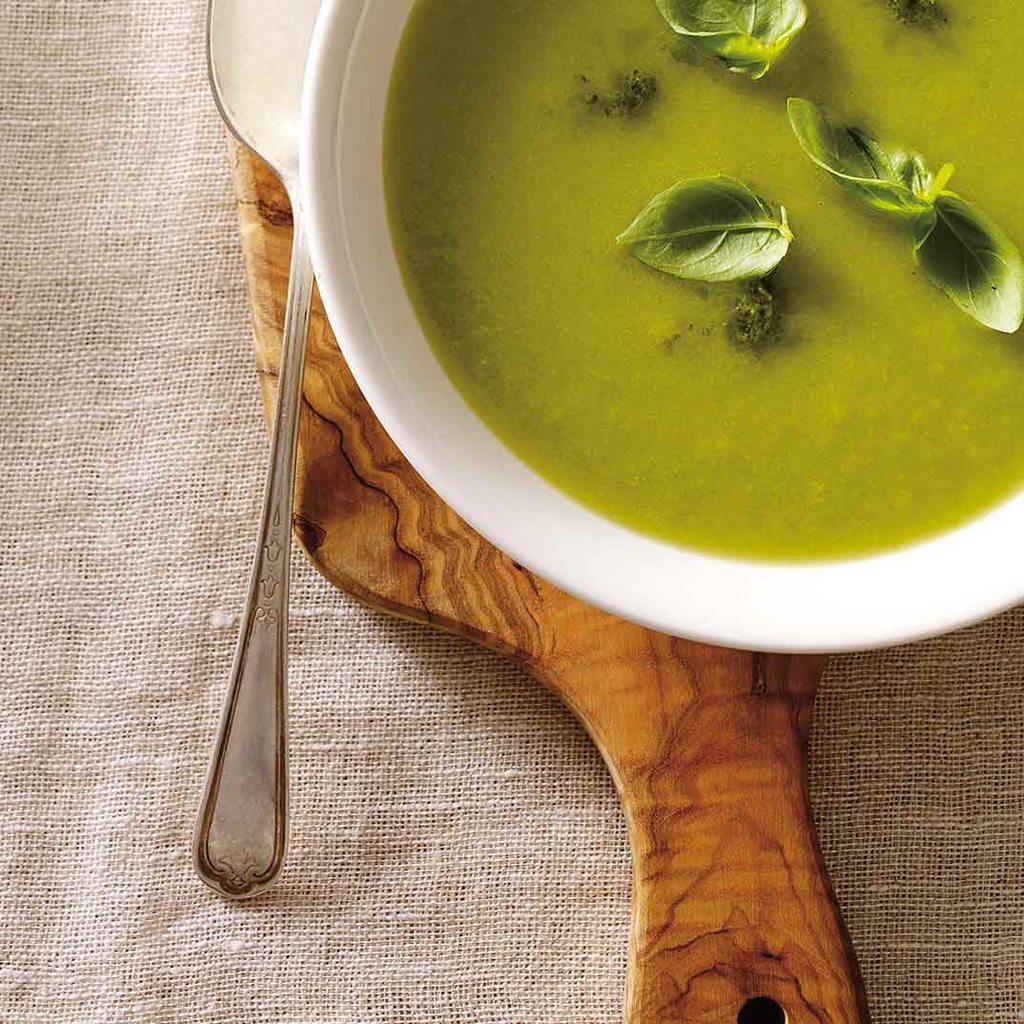 Dès 6/8 mois : Souper - Potage de légumes aux épices (Epinards, Courges, Pommes de terre, thym, cumin et Gingembre) Texture "Lisse" DLC 03/01/2025