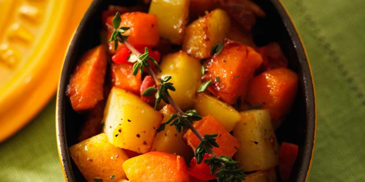 Dès 15/18 mois : Déjeuner - Ratatouille d'hiver (carotte, navet boule d'or, rutabaga) riz et Poulet au raisin sec Texture "Morceaux" DLC 11/02/2025