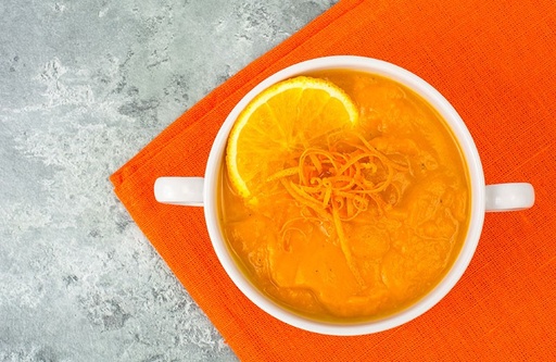 Dès 15/18 mois : Souper - Carottes à l'orange et semoule à l'indienne Texture "Mouliné" DLC 09/06/2025